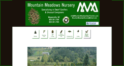 Desktop Screenshot of mountainmeadowsdwarfconifers.com